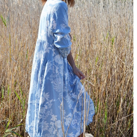 NWT HOUSE OF LACUNA Tuscany Boho Dress Sz Large Australian Luxury Resort Wear - Picture 5 of 14